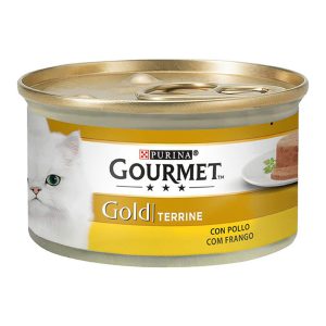 کنسرو گربه گورمت گلد طعم گوشت 85 گرم