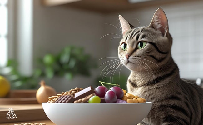 غذاهای ممنوعه که باید از رژیم گربه حذف شوند