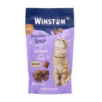 تشویقی گربه وینستون طعم مرغ و پنیر 50 گرم